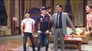 Ngakak Beginilah Kekocakan Marquez Dan Pedrosa Saat Menjadi Bintang Tamu Di Acara Ini Talkshow