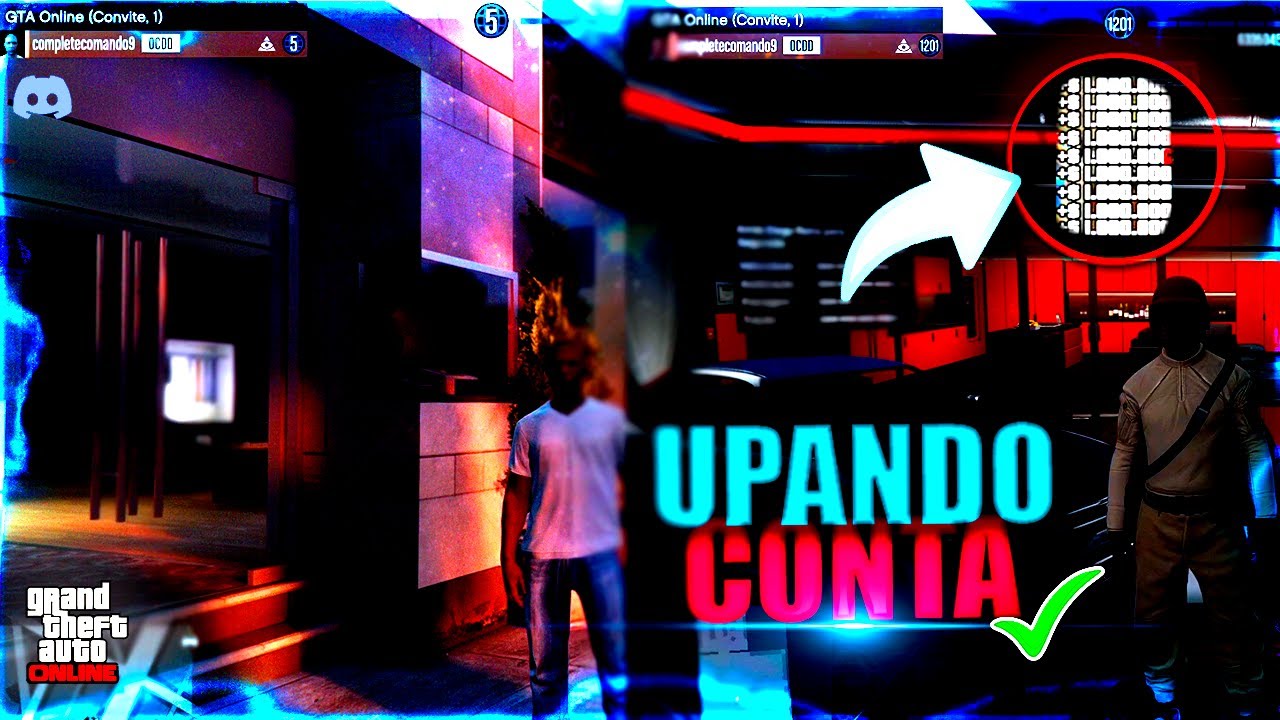 UPANDO CONTA NO GTA V ENHANCED (MOD MENU NEWWAY) #2