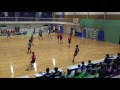 5日 ハンドボール女子 福島商業高校 小松市立×清峰 1回戦 2