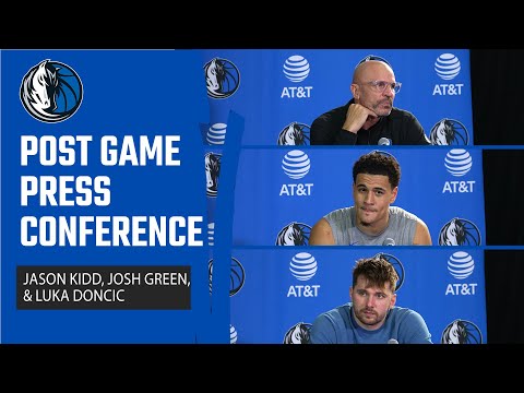 Jason Kidd, Josh Green, & Luka Dončić | Press Conference @GSW | 12/30/23