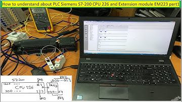 How to understand about PLC Siemens S7-200 CPU 226 and Extension module EM223 part1