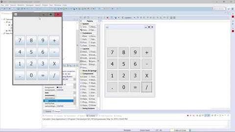자바스윙 - 간단한 계산기 만들기
