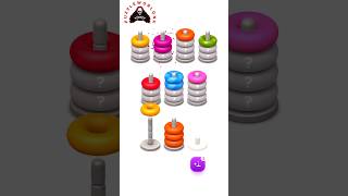 Colour Sorting Rings level 23 | Game | Puzzle | #shorts #shortsgame #sorts