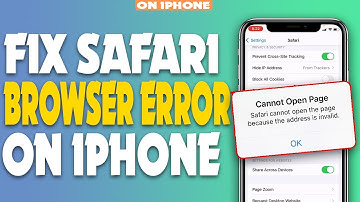 how to fix safari browser error on iPhone 2023 | F HOQUE |