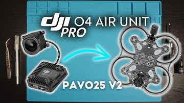 DJI O4 AIR UNIT PRO Installation in BETAFPV PAVO25 v2 to v3 #fpv #dji