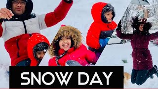 SNOW DAY |Day In My Life |A&J Vlogs