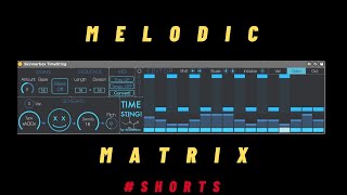 Harmonically matching matrix sequencer #shorts