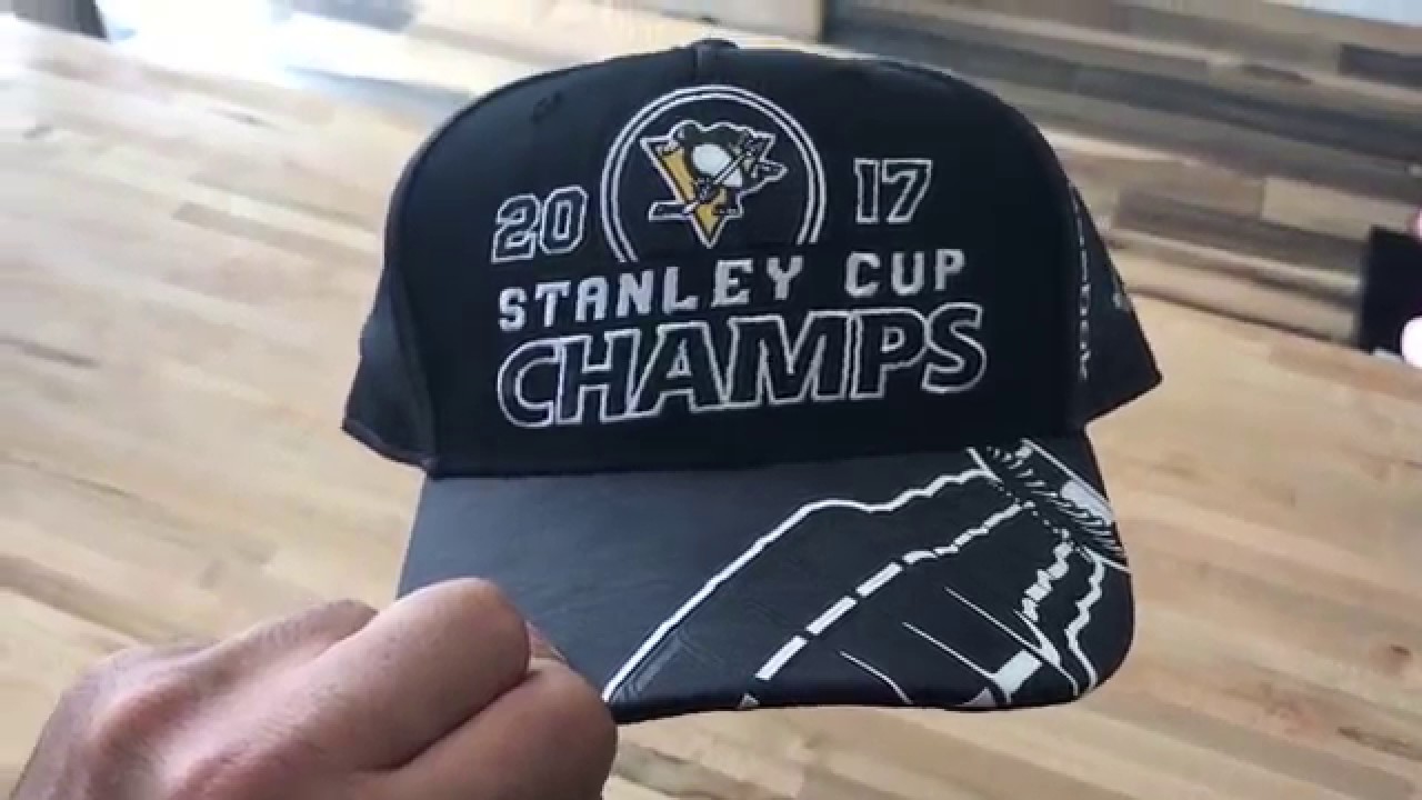 Stanley Cup 2017 Champs NHL Pittsburgh Penguins Hockey Baseball Hat Cap