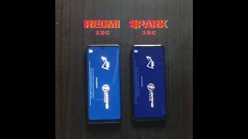 PUBG Test Redmi 12c vs Tecno spark 10c || #shorts #spark10c #12c #pubg