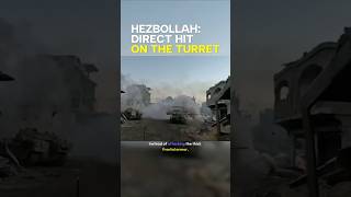 Hezbollah FPV Drone Strikes Merkava Tank Turret!!