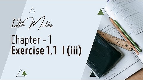 12th Maths Exercise 1.1 I(iii) sums APPLICATION OF MATRICES AND DETERMINANTS: TN