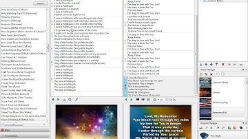 OpenLP - Add New Song