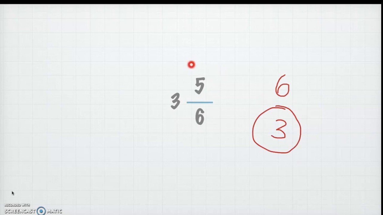 Mix Rounding Round off Mixed Numbers - YouTube