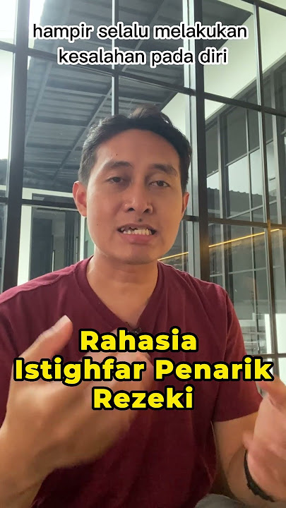 Rahasia Istighfar Menarik Rezeki #istighfar #penarikrezeki #magnetuang