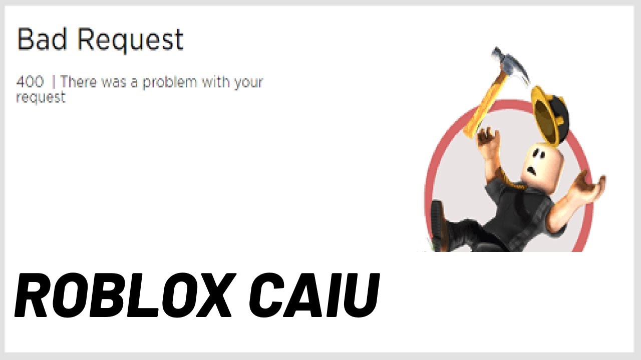 ROBLOX CAIU DENOVO? 