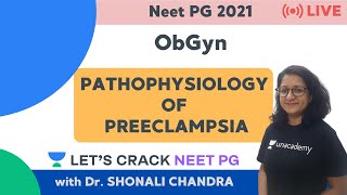 Pathophysiology of Preeclampsia | ObGyn | NEET PG 2021 | Dr. Shonali Chandra