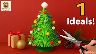 How to Make a Christmas Tree from Paper | Fun DIY Craft for Kids and Family
