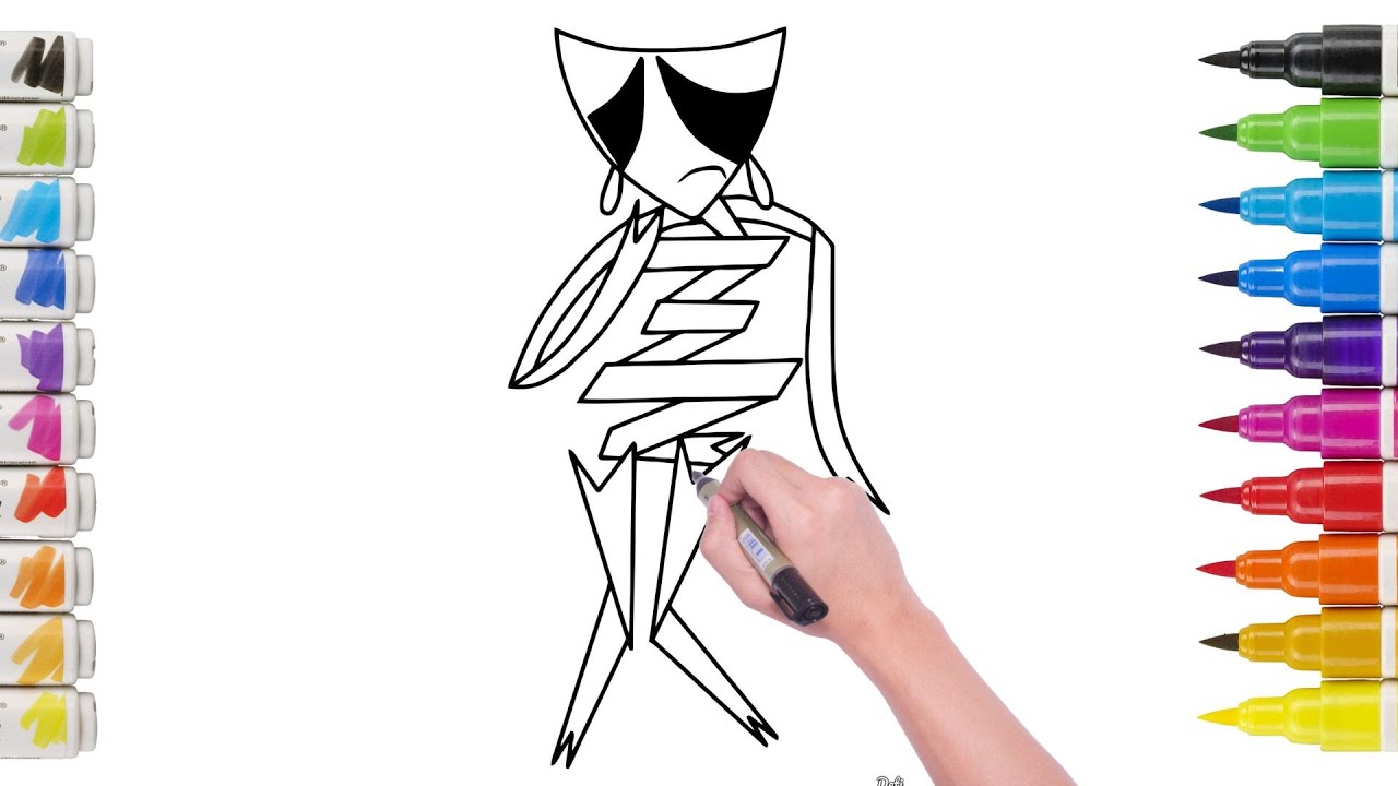 Gangle Draw How to Draw Gangle Amazing Digital Circus Coloring pages - YouTube