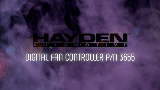 Digital Fan Controller P/N 3655