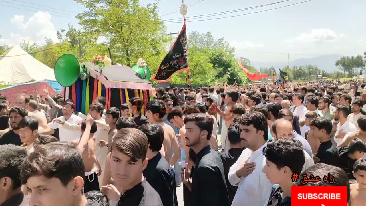 شہادت واڑےبی بیؑ تیس محرم الحرام جلوس کا حصہ نمبر 3