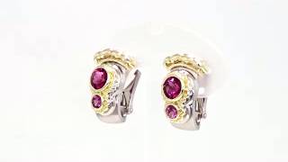Callista Rubellite Ear Clips - Ref. 16222