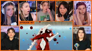 [GIRLS REACT] 6 Tails Nárutó vs Pain Tendo | Shippuden Ep 167 Girl Reaction Mashup