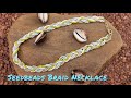 Seed beads braided necklace making|Braided beads| #beadsart| CC 201