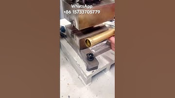 Hydraulic tube necking machine #cncmill #factory #machine