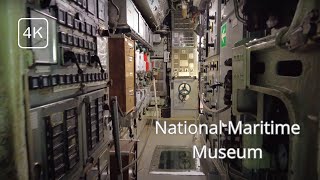 Walk Through The National Maritime Museum In Haifa. 4K60Fps