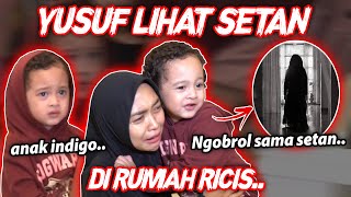 YUSUF NGOBROL SAMA HANTU DI KAMAR RICIS.. TAKUT BANGET.!