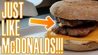 How to make McDonalds Sausage Patties at home!