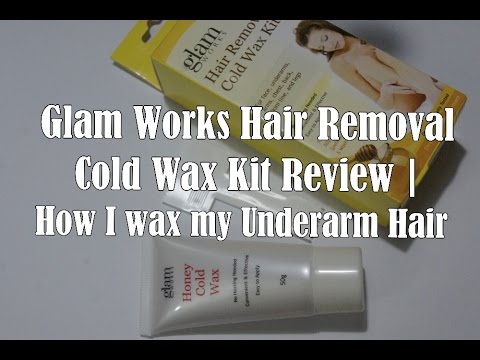 Glam Works Hair Removal Cold Wax Kit Review How To Wax Underarm Hair
