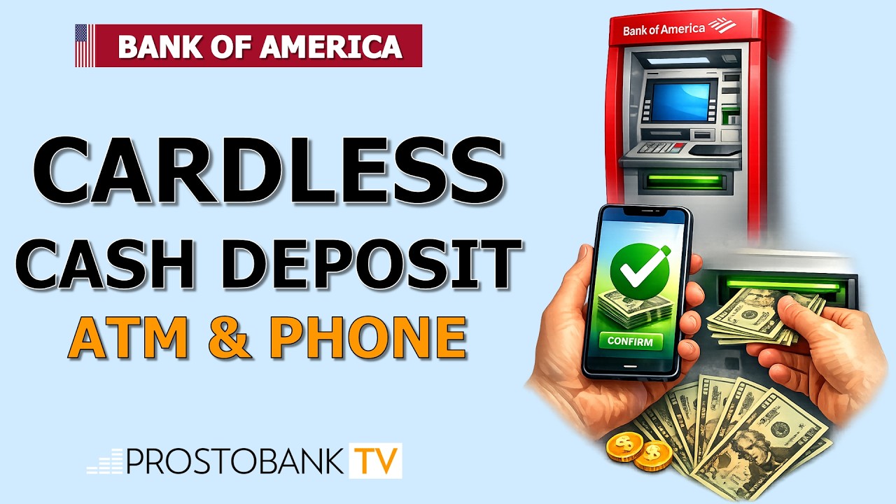 How to Deposit Cash at Bank of America ATM Without a Card (Mobile