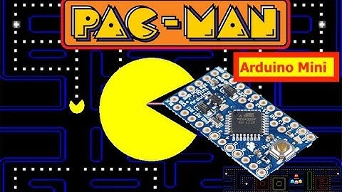 #Arduino_mini color #TVOut  Pac-Man Retro Video Game