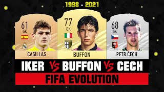 Buffon VS Casillas VS Cech FIFA EVOLUTION! 😱🔥 FIFA 98 - FIFA 21