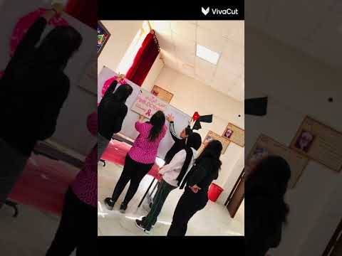 تحضيرات أكتوبر الوردي في المدرسة المغمدانية عجلون