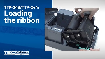 TSC TTP-243/TTP-244: Loading the ribbon
