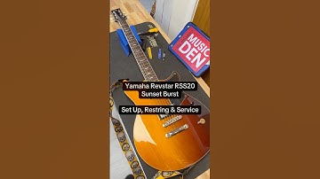 Yamaha Revstar RS220 SetUp #rock #guitar #yamaha #guitarriffs #fender #gibson #marshall #guitarsetup