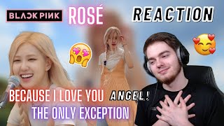 BLACKPINK ROSÉ 'Because I Love You' + 'The Only Exception' - The Sea of Hope | REACTION