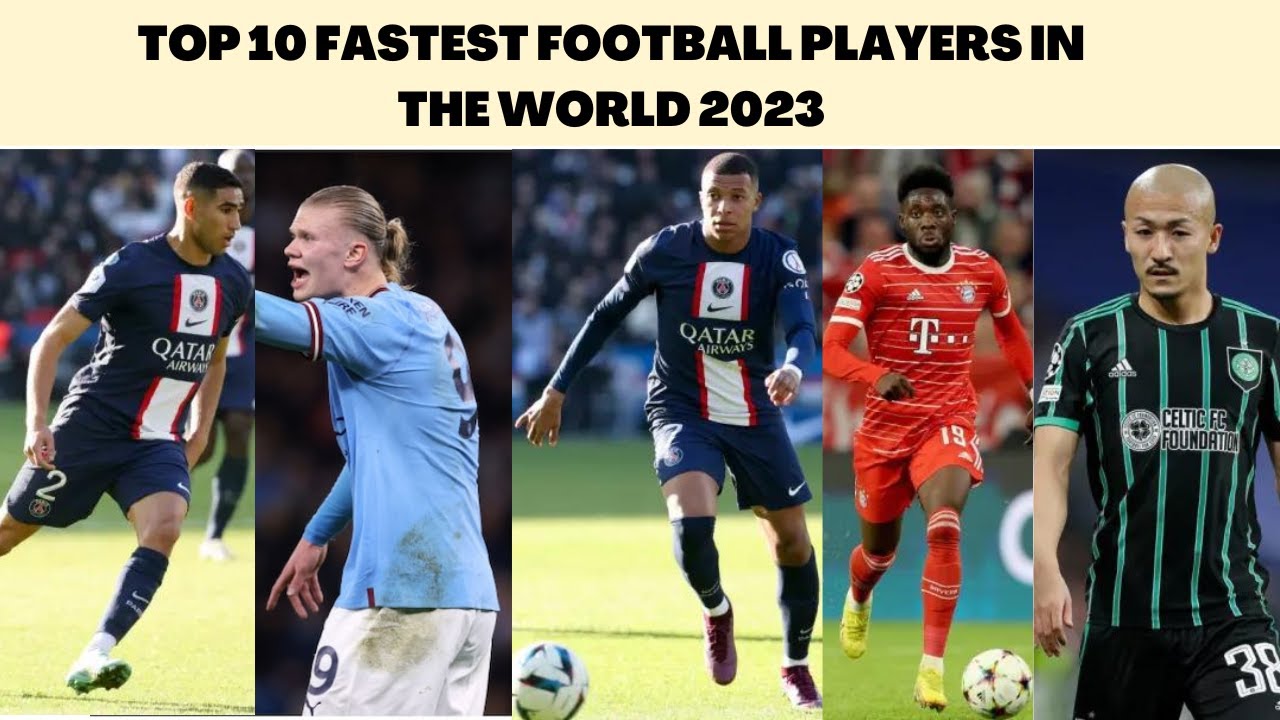 Top 10 Fastest Football Players in the World 2023 YouTube