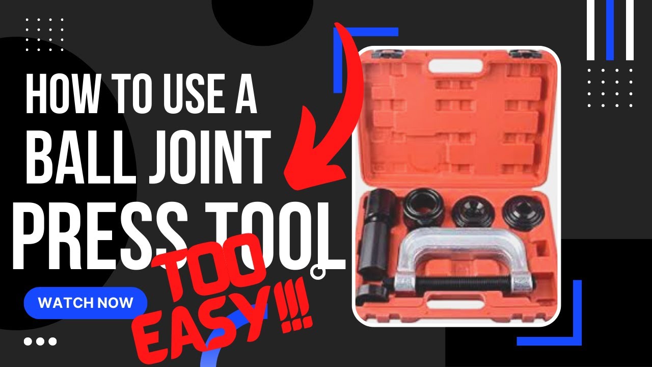 How to Use a Ball Joint Press tool Made EASY for Beginners! - YouTube