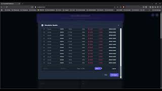 Deviant Bot - Simulation with Strategy Deviant Bot Script Running