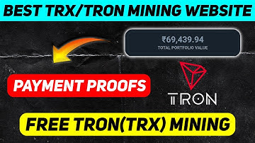 Best Tron Cloud Mining Website | USDT Mining | TRX Mining Site | TronMining | How To Get TRX
