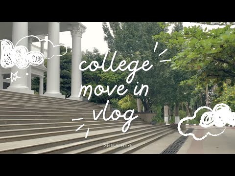 COLLEGE MOVE IN VLOG! first week, new hair & heartfelt goodbyes!