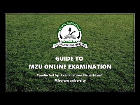 MZU UG Online Exam Tutorial