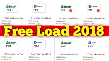 Free Load 2018 l Free P20-P500 Load (Snippet Media)