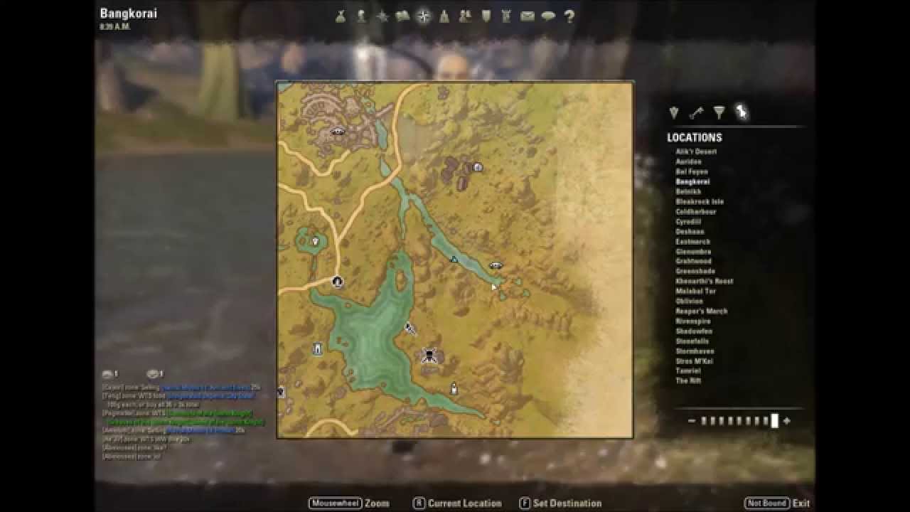 [TESO] Set item crafting stations / Bangkorai Viridian Hideaway YouTube