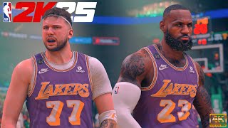 Luka, LeBron and the Revamped Lakers! 🔥 | NBA 2K25 PC Mods | Lakers vs. Celtics