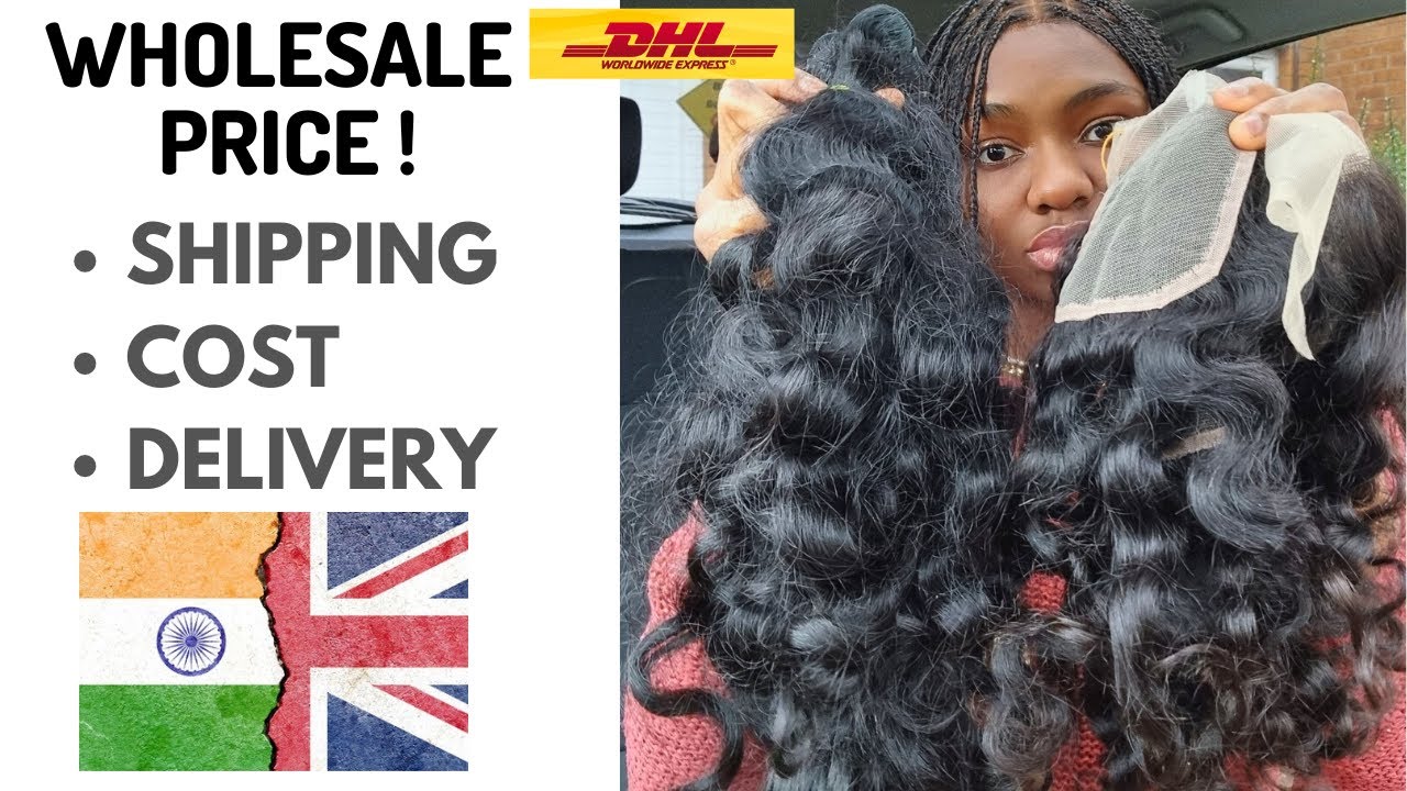 RAW INDIAN HAIR To UK .Total Cost.Shipping.Hair & Vendor Review. IDM Exim Hair Review