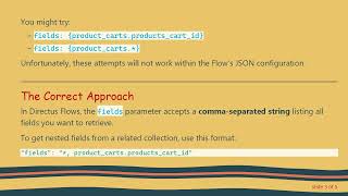 How to Query Nested Fields in Directus Flows Read Data Step